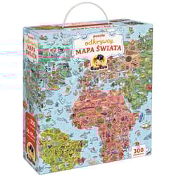CzuCzu Puzzle odkrywcy 300 Mapa Świata