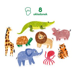 Galeria - zdjęcie nr. 5 - CzuCzu Puzzle progresywne Dzikie Zwierzątka