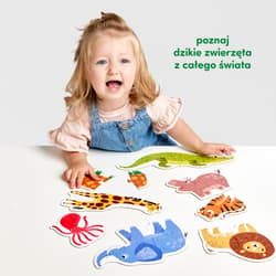 Galeria - zdjęcie nr. 3 - CzuCzu Puzzle progresywne Dzikie Zwierzątka