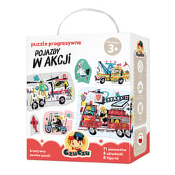 CzuCzu Puzzle progresywne Pojazdy w akcji