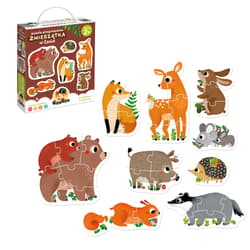 Galeria - zdjęcie nr. 2 - CzuCzu Puzzle progresywne Zwierzątka w lesie