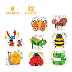 Galeria - zdjęcie nr. 3 - CzuCzu Puzzle Robaczki czworaczki