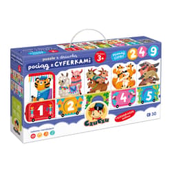 CzuCzu. Puzzle z dziurką Pociąg z cyferkami