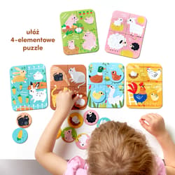 Galeria - zdjęcie nr. 2 - CzuCzu Puzzle Zwierzęta małe i duże