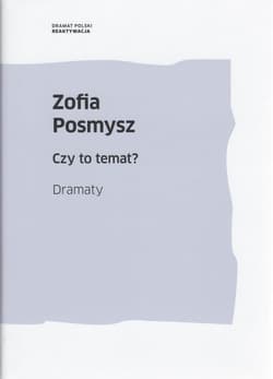 Czy to temat? Dramaty - Zofia Posmysz