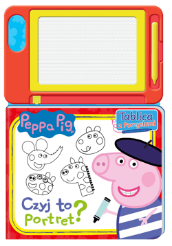 Czyj to portret. Świnka Peppa. Tablica z Pomysłami - Opracowanie Zbiorowe