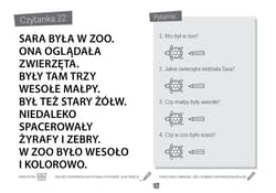 Galeria - zdjęcie nr. 4 - Czytam i odpowiadam na pytania Kolejne czytanki Ćwiczenia w czytaniu ze zrozumieniem