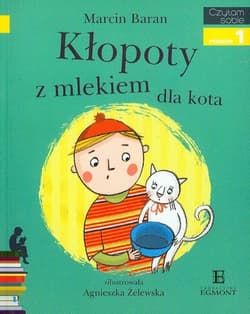 Czytam sobie Kłopoty z mlekiem dla kota Poziom 1 - Marcin Baran