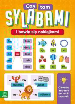 Czytam sylabami i bawię się naklejkami. Ciekawe zadania do nauki czytania - Agnieszka Bator