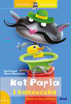 Czytamy bez mamy Kot Papla i kaczuszka Poziom 1 Pierwsze kroki - Krzyżanek Joanna