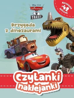 Czytanki naklejanki Przygoda z dinozaurami Disney Pixar Auta w trasie
