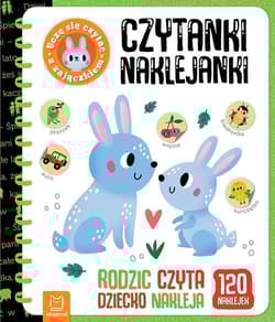Czytanki-naklejanki. Uczę się czytać z zajączkiem. Rodzic czyta, dziecko nakleja - Bogusław Michalec