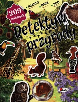 Detektyw przyrody miasto park Zoo 209 naklejek