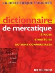 Dictionnaire de mercatique Etudes strategies - Jean-Claude Gilardi