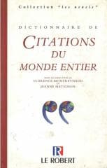 Dictionnaire usuels de citations du monde entier - Praca zbiorowa