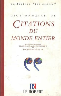 Dictionnaire usuels de citations du monde entier - Praca zbiorowa