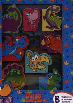 Dino kumple 8 książeczek do czytania  i zabawy - Laurel Clayton