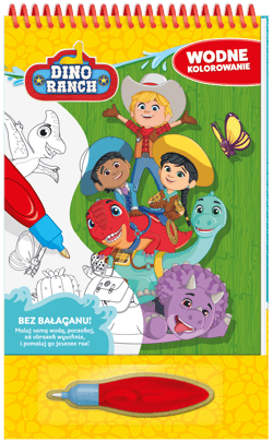 Dino Ranch. Wodne kolorowanie