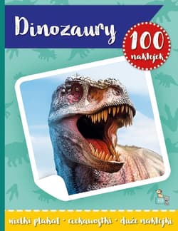 Dinozaury. 100 naklejek z plakatem - Małgorzata Ewa Skibińska