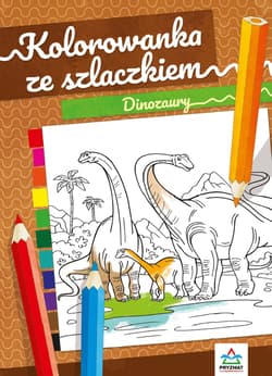 Dinozaury. Kolorowanka ze szlaczkiem - Praca zbiorowa
