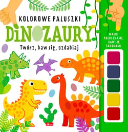 Dinozaury. Kolorowe paluszki - Baturo Wojciech