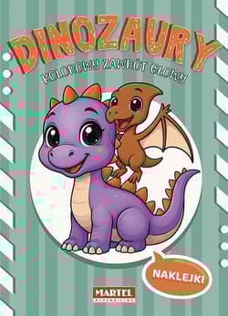 Dinozaury. Kolorowy zawrót głowy. Kolorowanka z naklejkami - Agata Niemirska