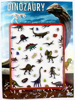 Dinozaury. Książeczka z wypukłymi naklejkami - DTagency
