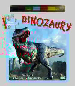 Dinozaury. Książeczki z puzzlami, kolorowankami i kolorową kredką - Małgorzata Ewa Skibińska