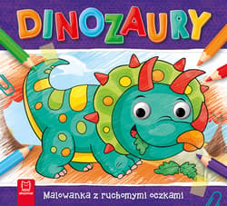 Dinozaury Malowanka z ruchomymi oczkami - Sylwia Kajdana