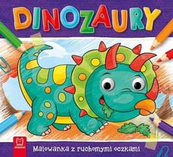 Dinozaury Malowanka z ruchomymi oczkami - Sylwia Kajdana