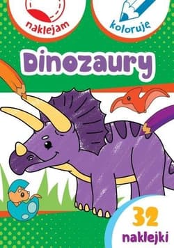 Dinozaury. Naklejam i koloruję - Anna Wiśniewska, Aleksander Małecki