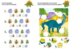 Galeria - zdjęcie nr. 3 - Dinozaury - wypukłe naklejki. Zagadkowy zawrót głowy