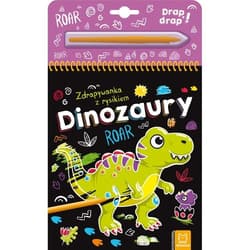 Dinozaury Zdrapywanka z rysikiem