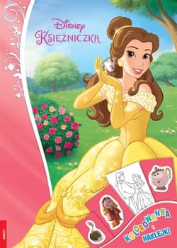 Disney Księżniczka Kolorowanka i naklejki