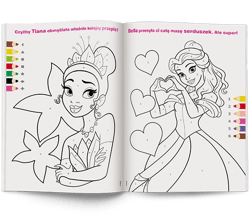 Galeria - zdjęcie nr. 2 - Disney Księżniczka Kolorowanka według kodu KKO-9109
