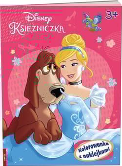 Disney Księżniczka Kolorowanka z naklejkami