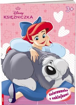 Disney Księżniczka. Kolorowanka z naklejkami - Praca zbiorowa