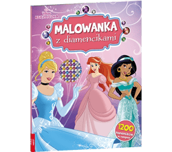 Disney Księżniczka Malowanka z diamencikami DKO-9104 - Opracowanie Zbiorowe