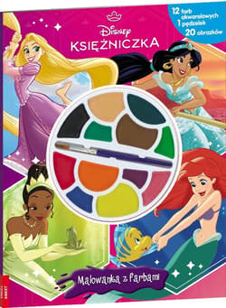 Disney Księżniczka. Malowanka z farbami - Opracowanie Zbiorowe
