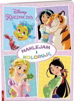 Disney Księżniczka Naklejam i koloruję
