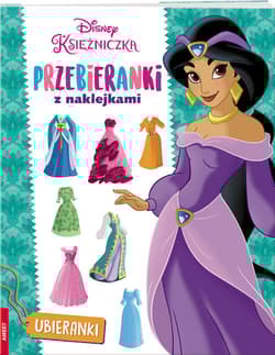 Disney Księżniczka Przebieranki z naklejkami TRA-2