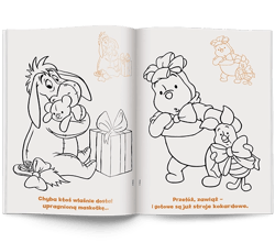 Galeria - zdjęcie nr. 2 - Disney Kubuś i przyjaciele Kolorowanka z naklejkami NA-9147