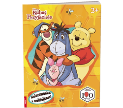 Disney Kubuś i przyjaciele Kolorowanka z naklejkami NA-9147 - Opracowanie Zbiorowe