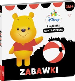 Disney maluch 3m+ Zabawki książeczka kontrastowa