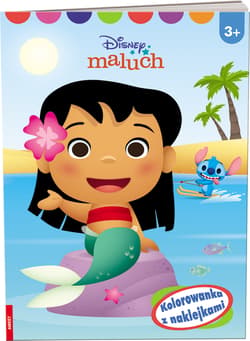 Disney Maluch Kolorowanka z naklejkami - Opracowanie Zbiorowe