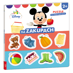 Disney maluch Na zakupach Puzzle dla małych bystrzaków - Opracowanie Zbiorowe