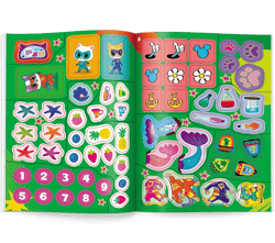 Galeria - zdjęcie nr. 2 - Disney Mix 100 brokatowych naklejek NB-9112