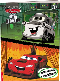 Disney Pixar Auta W Trasie Kolorowanka z naklejkami - Opracowanie Zbiorowe