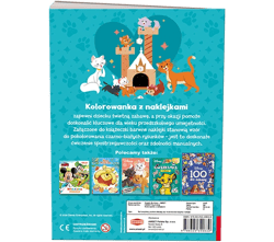 Galeria - zdjęcie nr. 3 - Disney Psy & Koty Kolorowanka z naklejkami NA-9148