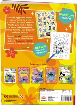 Galeria - zdjęcie nr. 3 - Disney Stich Mega kolorowanka brokatowe naklejki KOLB-9101